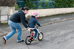 Premiers tours de pédales sans petites roues
