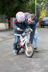 Premiers tours de pédales sans petites roues